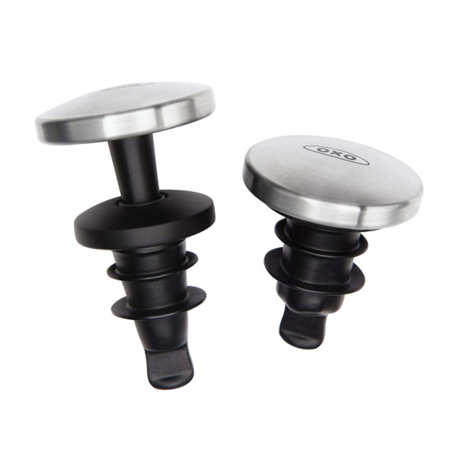 Steel Expanding Wine Stoppers, 2 Count by OXO