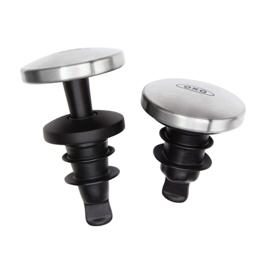 Steel Expanding Wine Stoppers, 2 Count by OXO