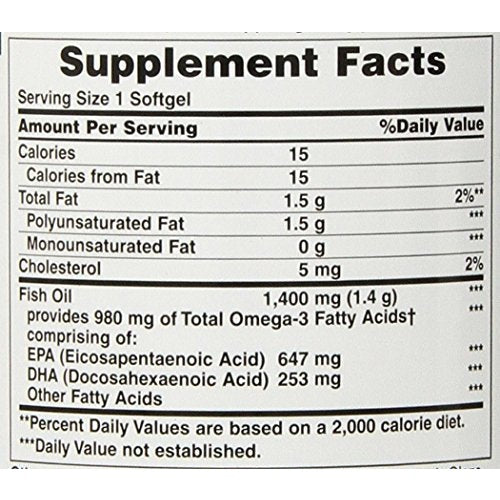 Natures Bounty Fish Oil - Medaid International