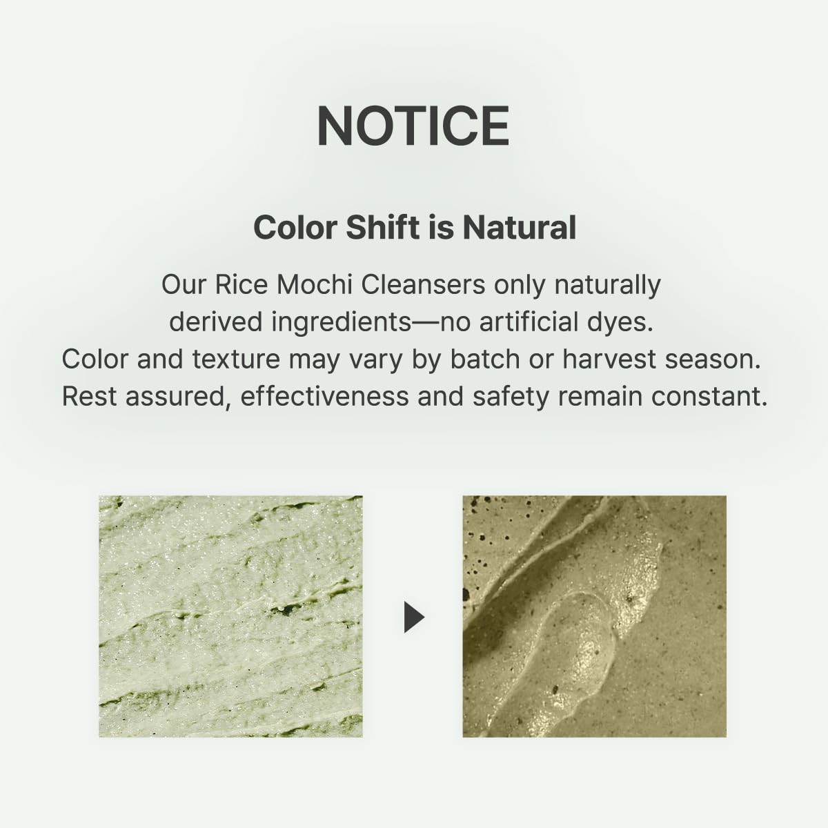 ARENCIA Korean Rice Mochi Face Cleanser - Face Wash, Gentle Scrub All in One for Deep Cleansing, Moisturizing, Pore Minimizing, Acne-Prone Skin, Removing Blackhead with Rice Water & Green Tea - Medaid International
