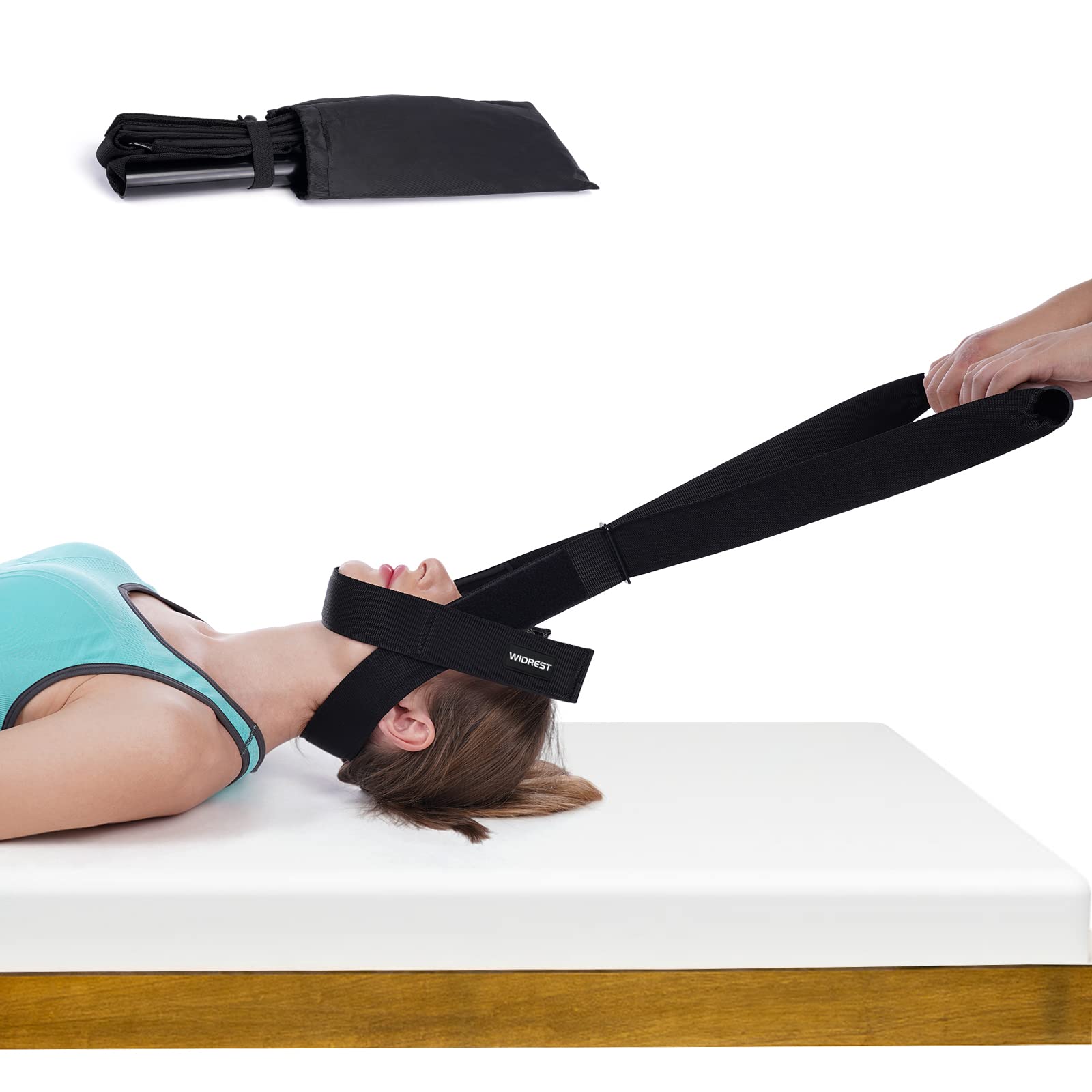 Neck Stretcher Strap, Spine Chiropractic Decompression Tool with Chin Belt. Cervical Neck Traction Device. - Medaid International