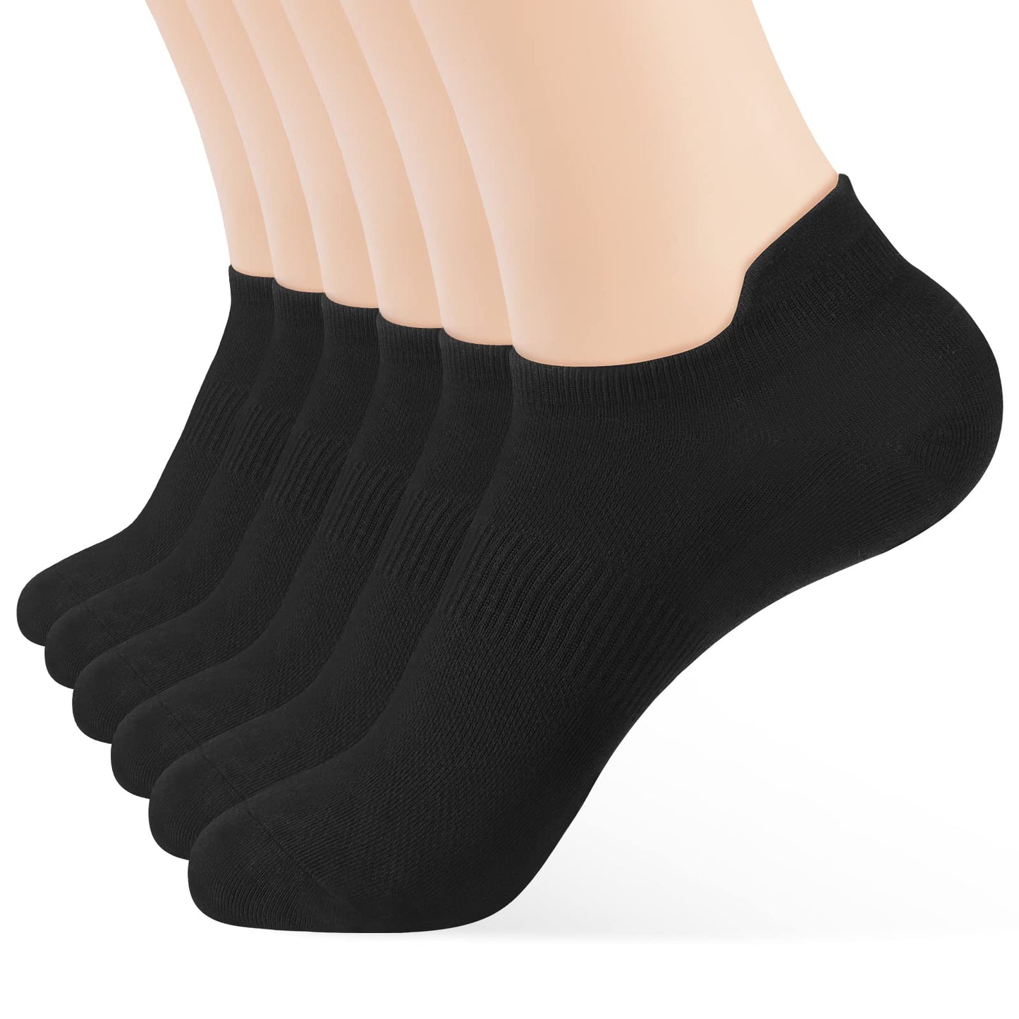ATBITER Ankle Socks Womens and Men Thin Athletic Running Low Cut No Show Socks With Heel Tab 6/10-Pairs - Medaid International