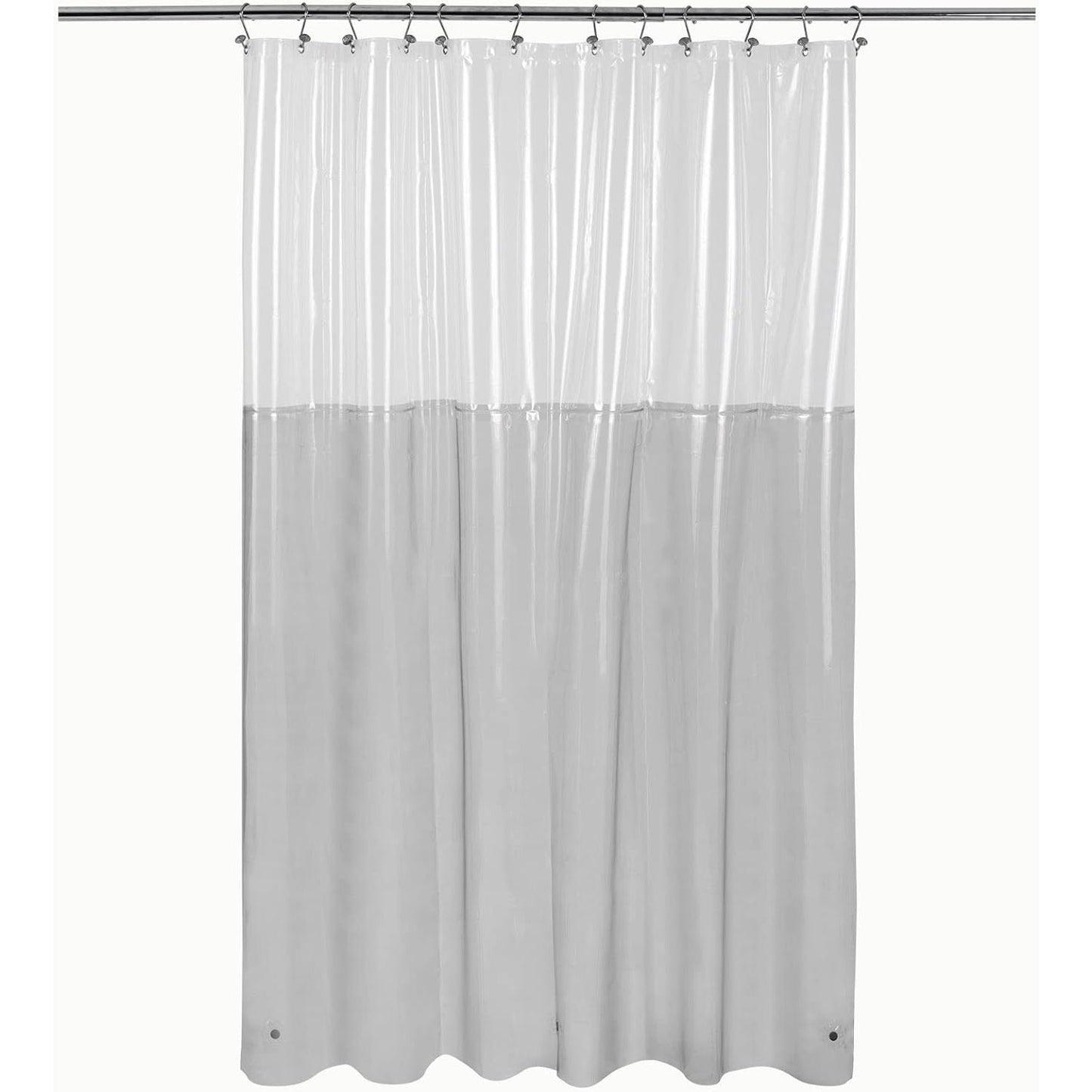 Barossa Design Plastic Shower Liner Clear - Premium PEVA Shower Curtain Liner with Rustproof Grommets and 3 Magnets, Waterproof Cute Lightweight Standard Size Shower Curtains for Bathroom - Clear - Medaid International