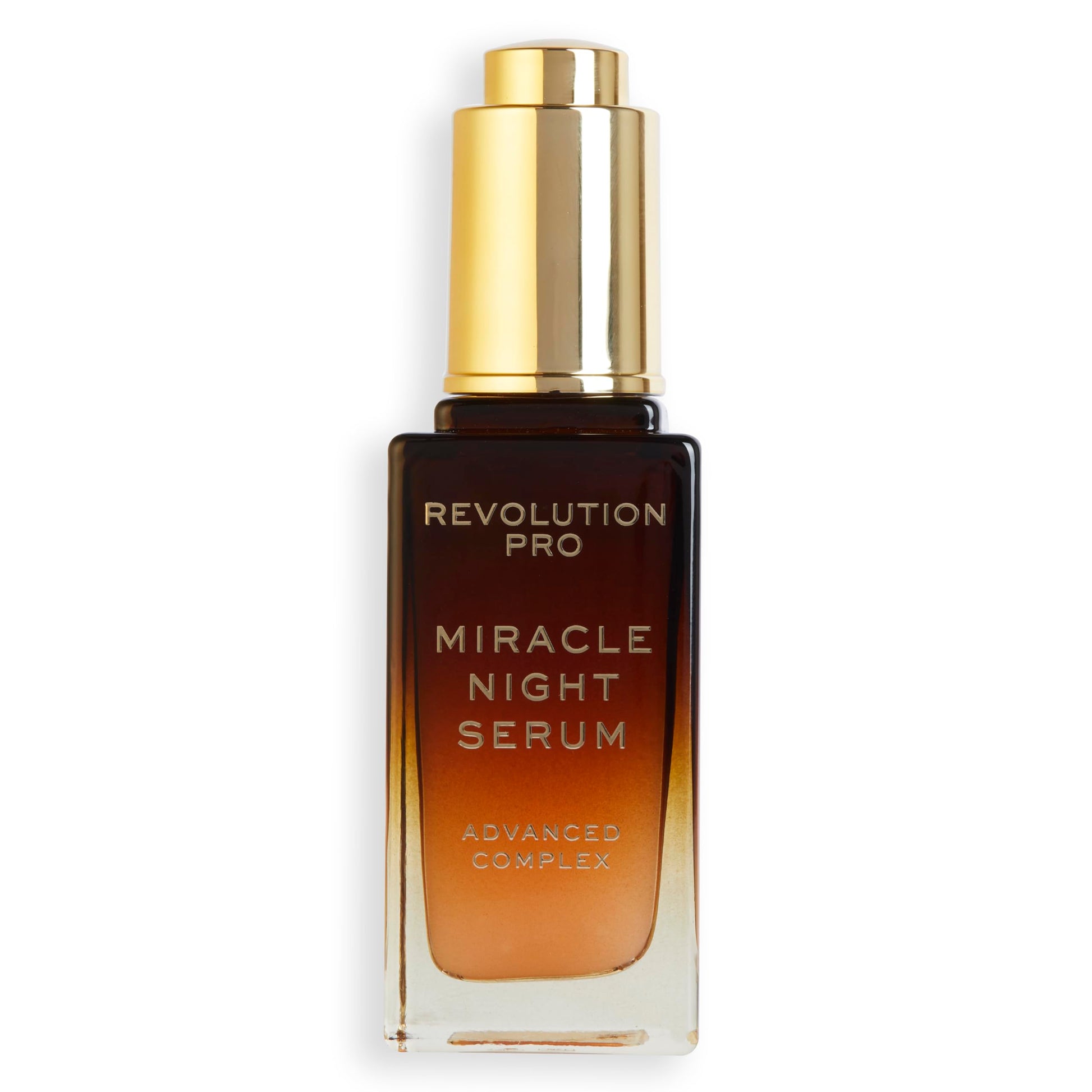 Revolution Pro Miracle Night Rescue Serum Advanced Complex, Overnight Face Serum, Smooths & Plumps Skin with Hyaluronic Acid & Peptides, 1 oz - Medaid International