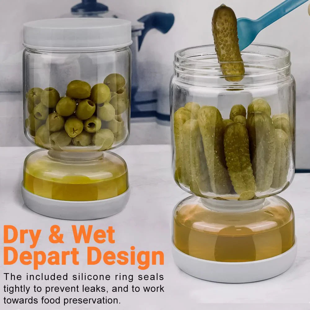 Pickle and Olives LeakProof Jar جرة مخلل وزيتون مانعة للتسرب