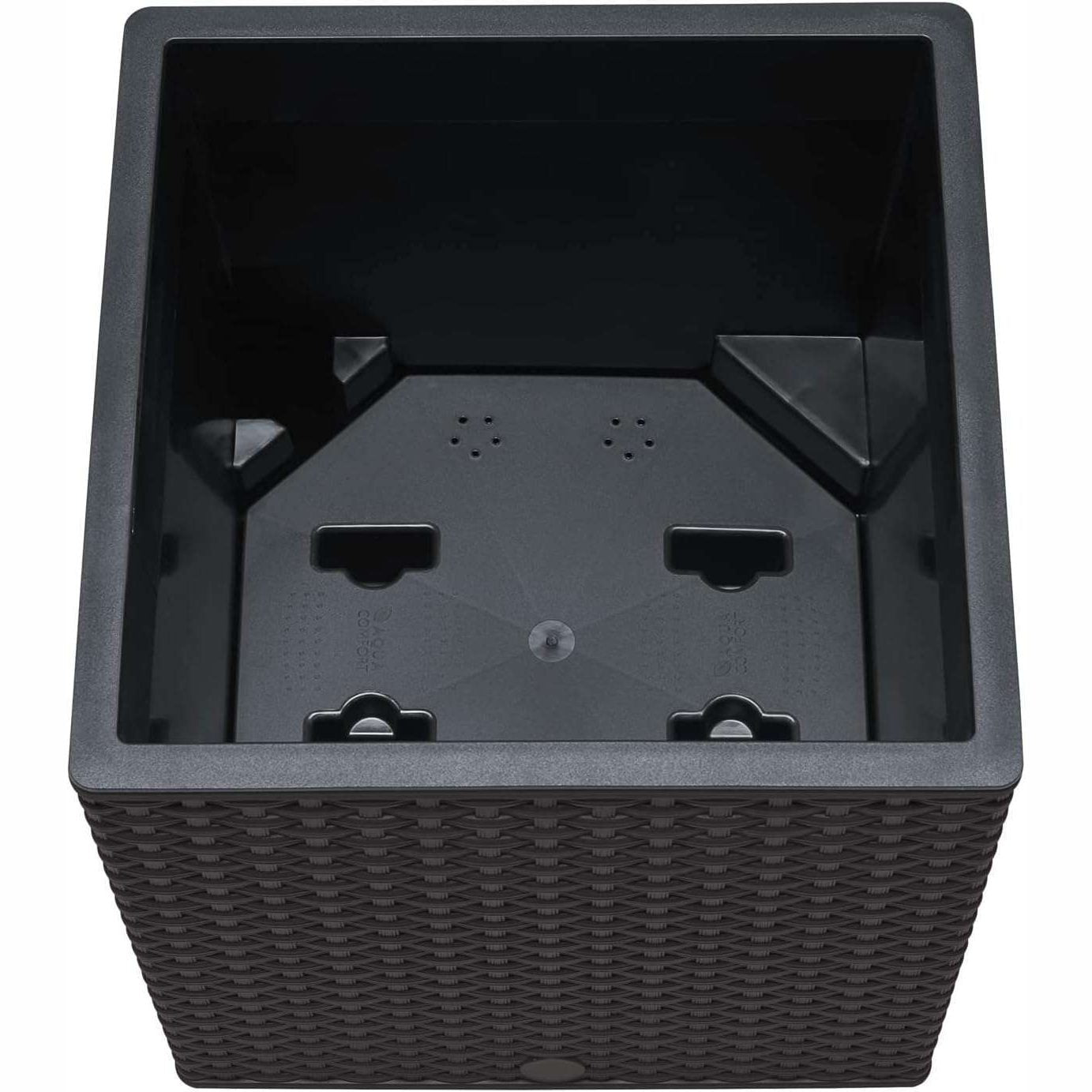 EMSA -‎517589- Indoor Flower Pot – self-watering system & water level indicator – Granite