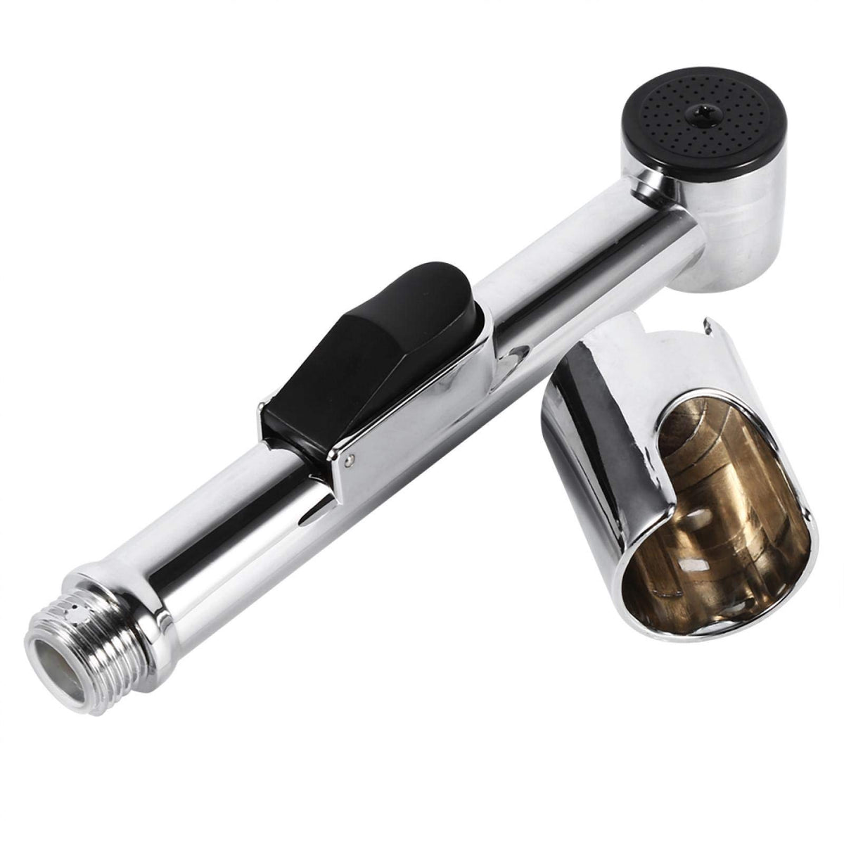Handheld Bidet Spray Head, ABS Shattaf Stainless Steel Home Bathroom Portable Chrome Plated Toilet Bidet Shower Spray
