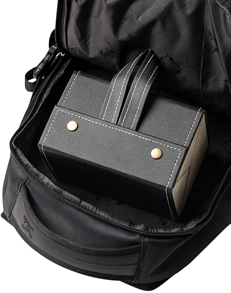 KASTWAVE Multi-slot Travel Sunglasses Case -Portable Glasses organizer For Storage & Display Travel Case (4 Slots Black)