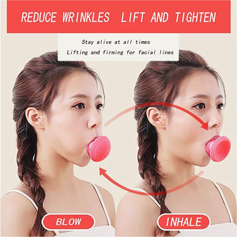 SURORAIN Face Exerciser, Facial Yoga for Skin Tighten Firm, Jaw Exerciser, Double Chin Breathing Exercise Device Jaw Face Slimmer for Women and Men - Medaid International