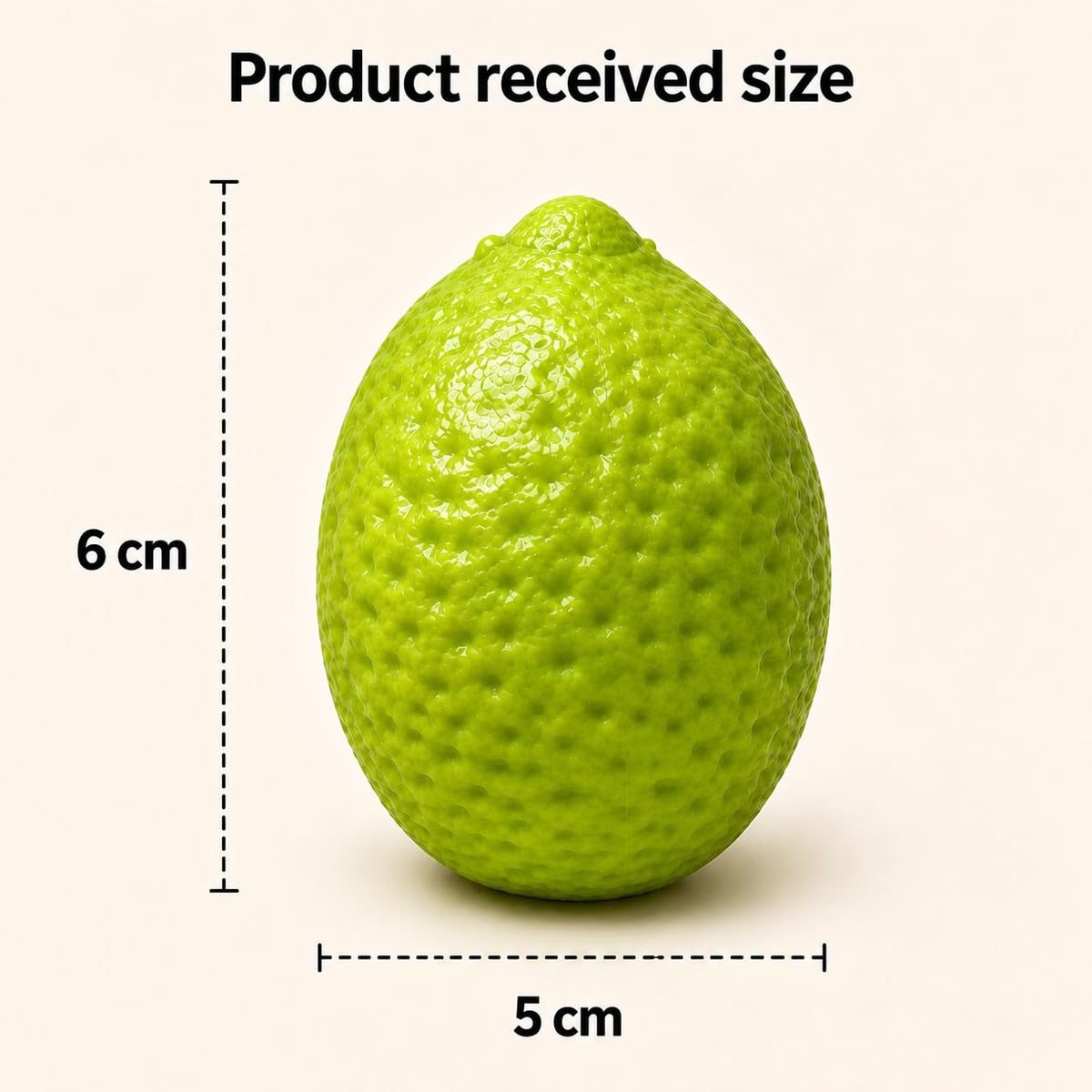 Realistic Fake Food Squishy, Soft Slow Rising Squeeze Stress Relief Fidget Toy for Adults (Green Lemon)