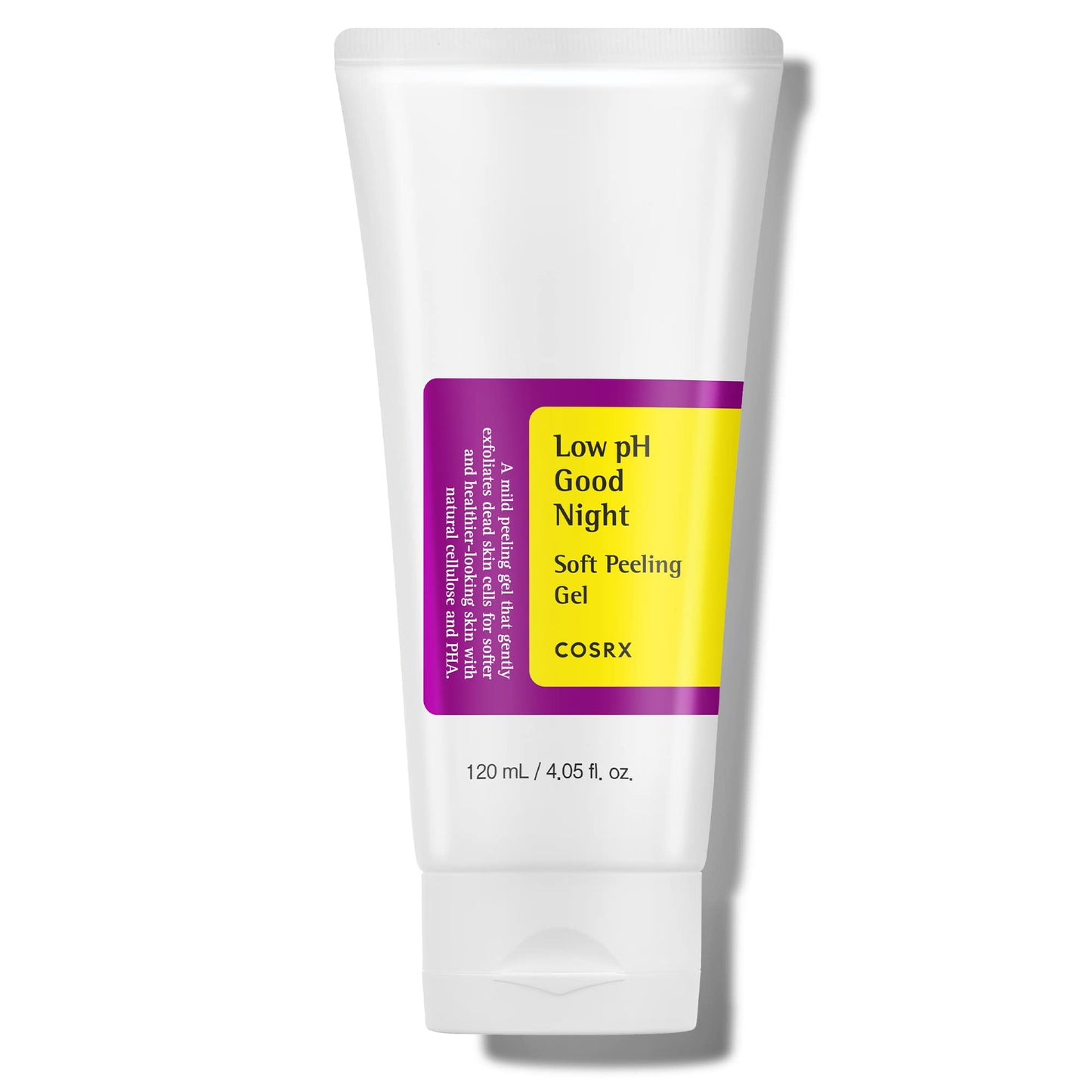 COSRX Low pH Good Night Soft Peeling Gel, 4.05 fl oz / 120ml, Mildly Exfoliating PHA For Sensitive Skin with Natural Cellulose, Radiating, Cleansing, Not Tested on Animals, Korean Skin Care - Medaid International