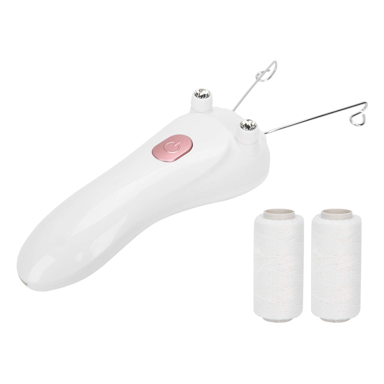 Ladies Facial Hair Remover Electric Women's Beauty Epilator, Cordless Electric Facial Threading Hair Removal for Women, Rechargeable Face Hair Remover Cotton Thread Epilator Body Hair Removal Device - Medaid International
