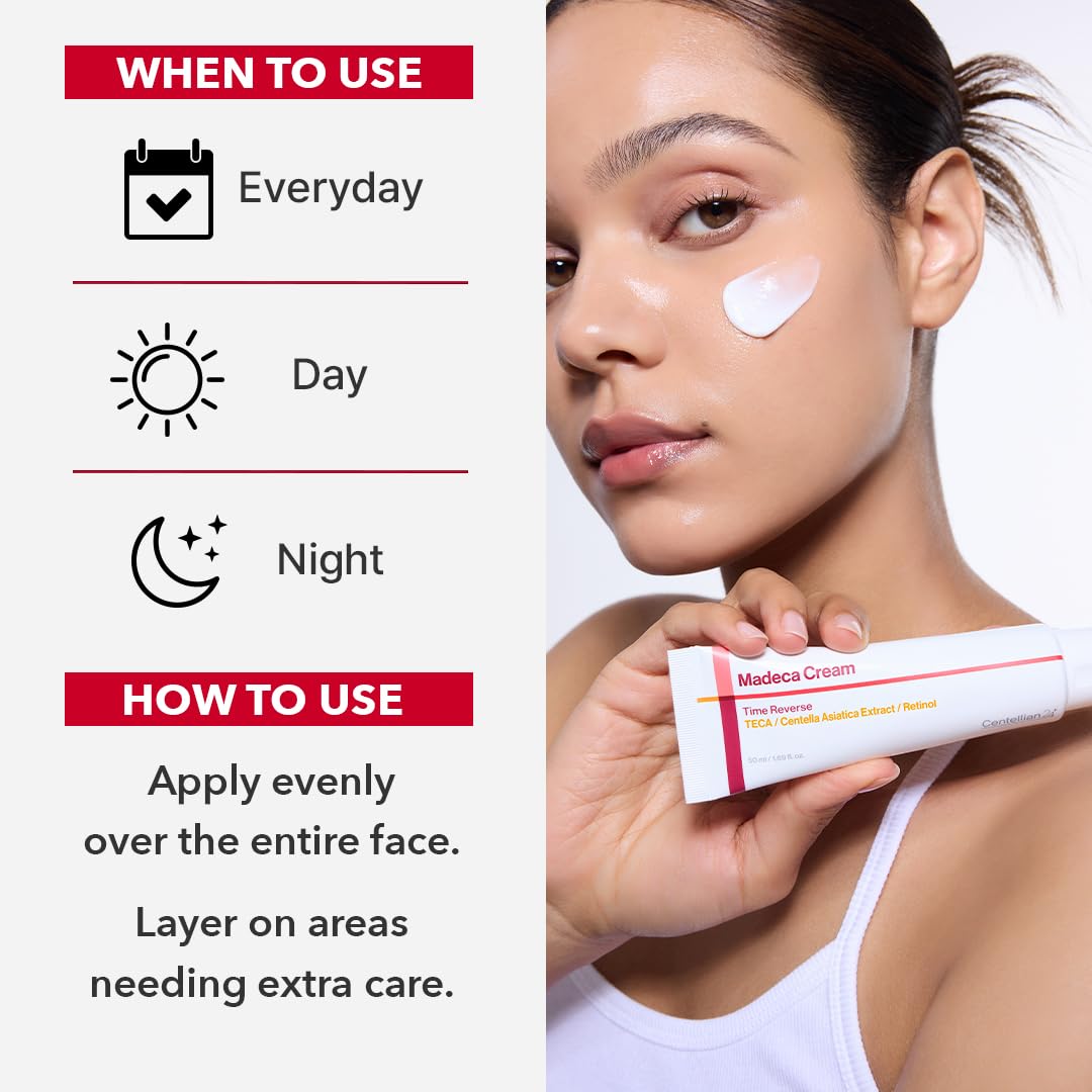 CENTELLIAN 24 Madeca Cream Time Reverse, TECA Anti-Aging Moisturizer