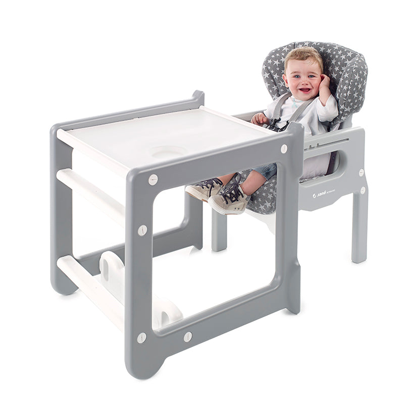 Jane - Trona Activa High Chair - Grey Stars T01