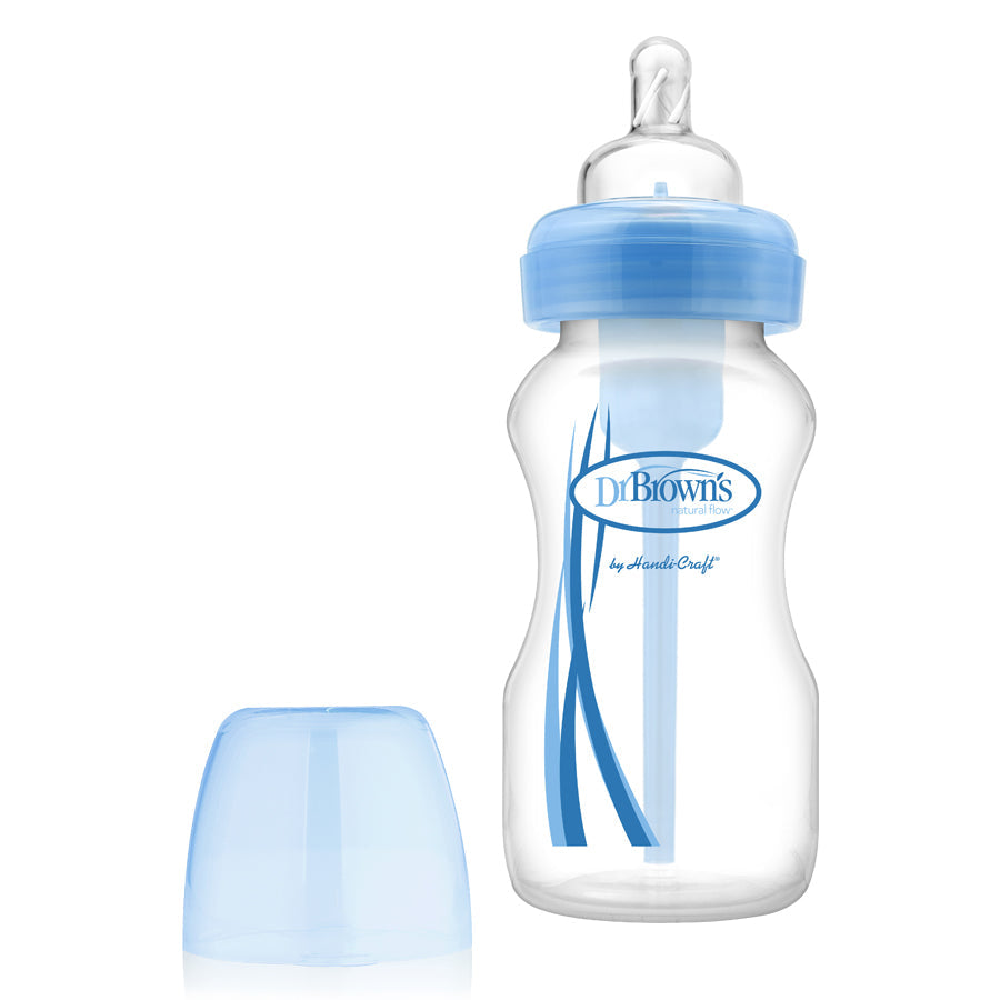 Options Wide - Neck Bottle Blue - 9oz/270ML