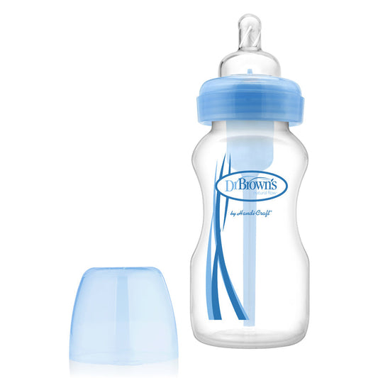 Options Wide - Neck Bottle Blue - 9oz/270ML