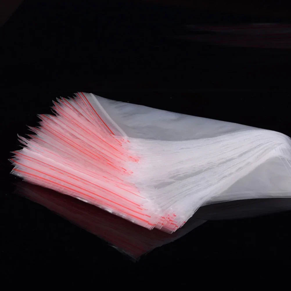 Resealable Zipper Clear Poly Bags (Pack of 100) - Medaid International
