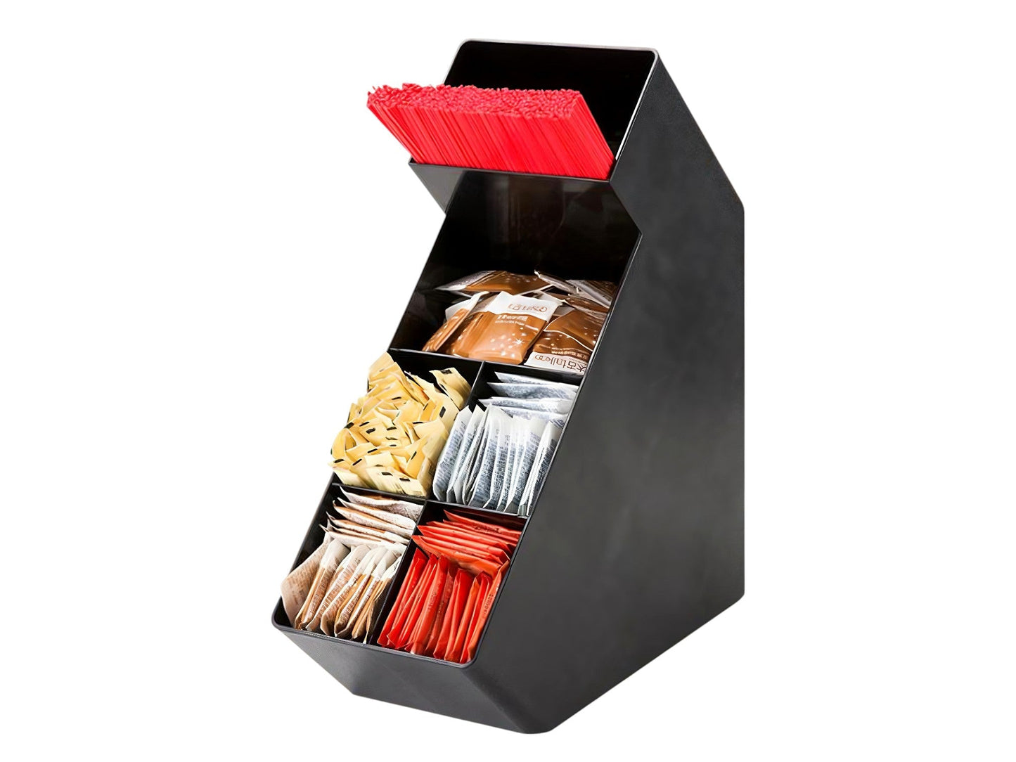 Multi Compartments Coffee Bar Organizer