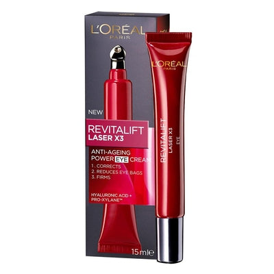 L'Oreal paris revitalift laser x3 anti-ageing power eye cream 15 ml - Medaid International