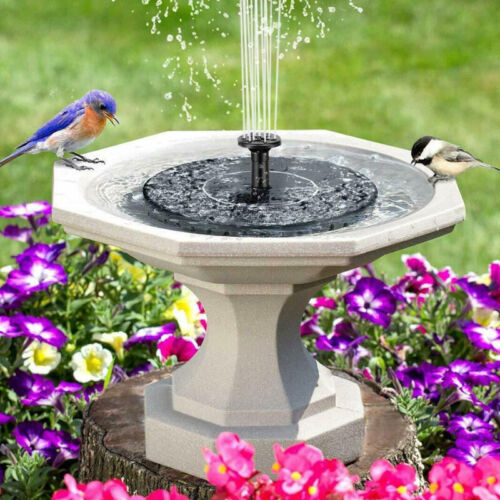 Solar Powered Water Fountain نافورة مياه تعمل بالطاقة الشمسية
