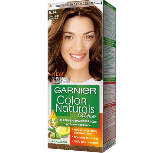 Garnier color naturals # 6.34 chocolate