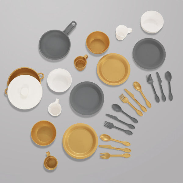 27-Piece Cookware Set - Modern Metallics By KIDKRAFT - Medaid International