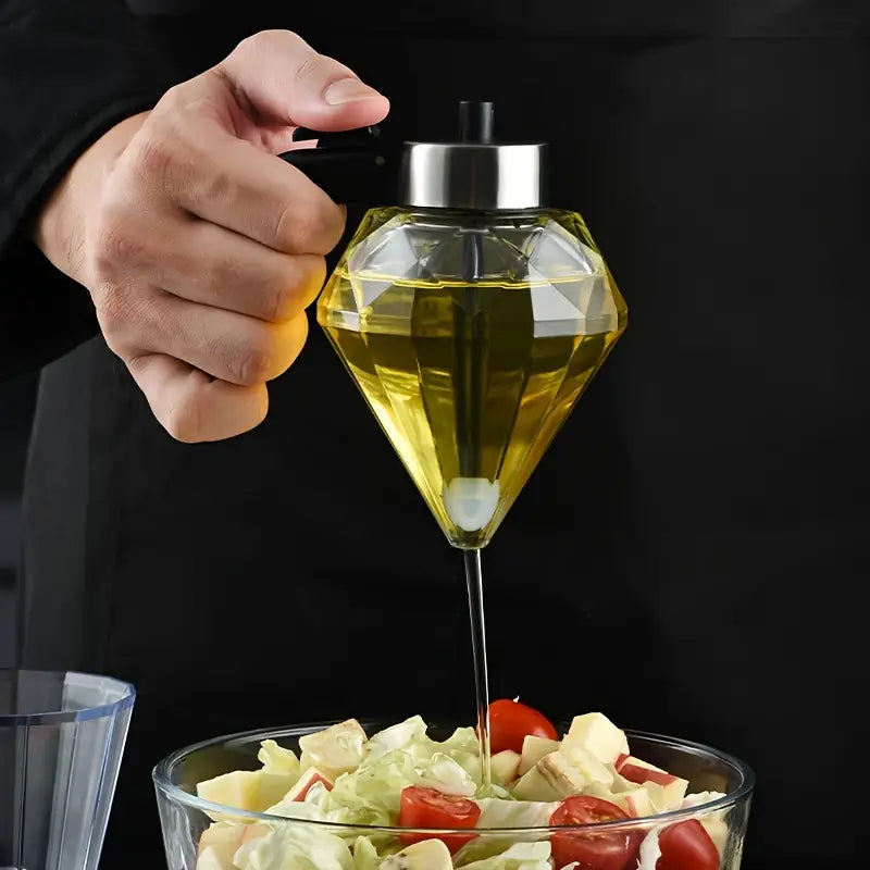  Transparent Glass Honey Dispenser