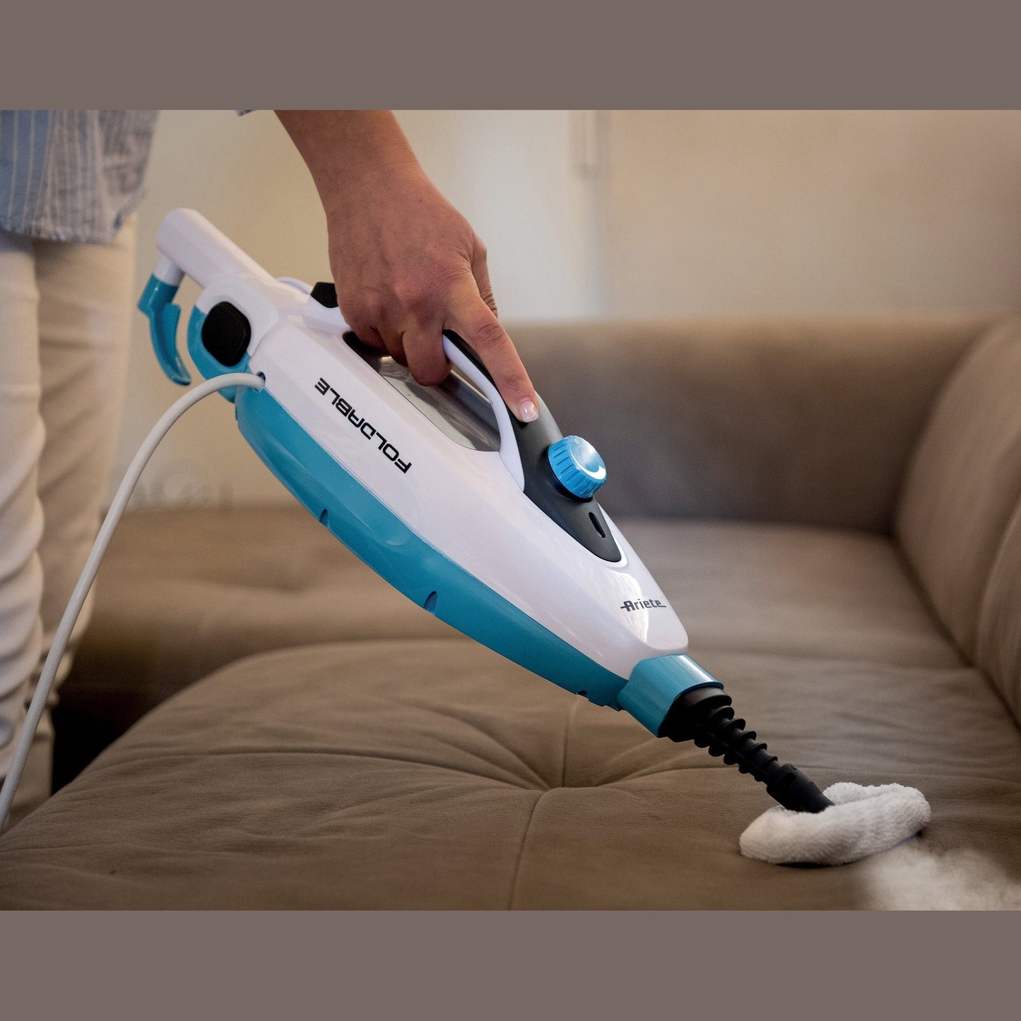 Foldable Floor Steam Mop Cleaner 10in1 1500W