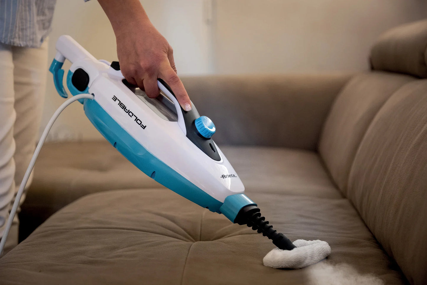 Ariete Foldable Floor Steam Mop Cleaner 10in1 1500W