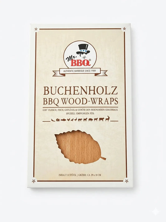 Mr. BBQ Buchenholz Wood Wraps 8 Pieces Set 29x18 cm | Mr. BBQ In Lebanon