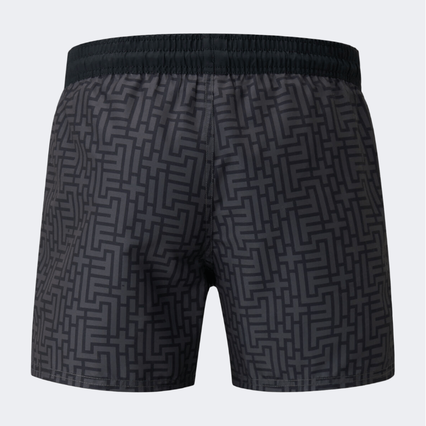 Fire And Ice Nelson2 Men Beach Swim Short Liquid Black - Medaid International