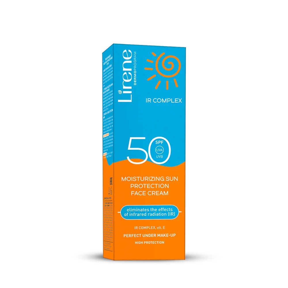 Lirene SUN Moisturizing sun protection face cream SPF50 40ml