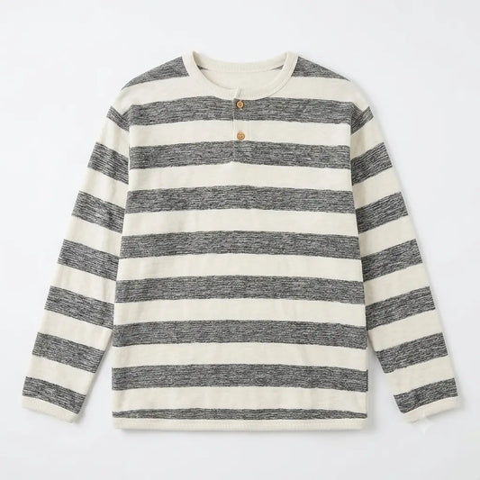 Zara Boy's White & Grey Striped Crewneck Blouse | Zara In Lebanon