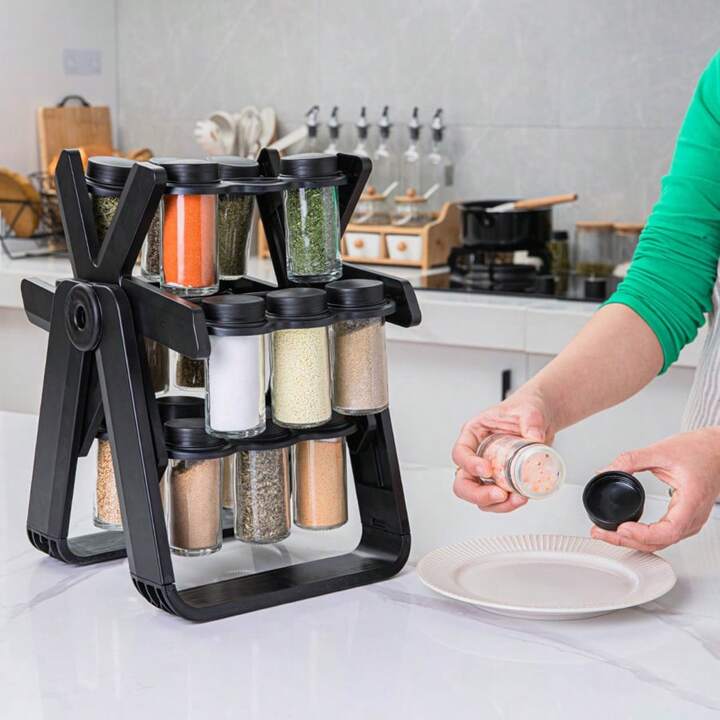 18 Jar Rotating Spice Rack