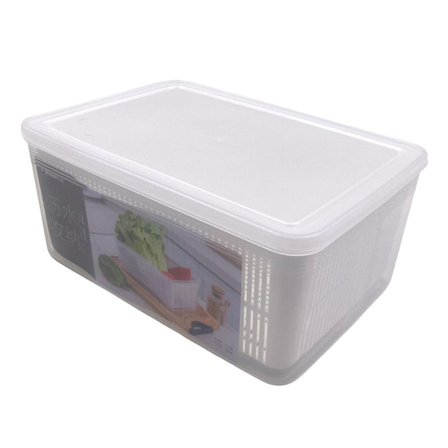 Food Storage Container with Strainer 4L