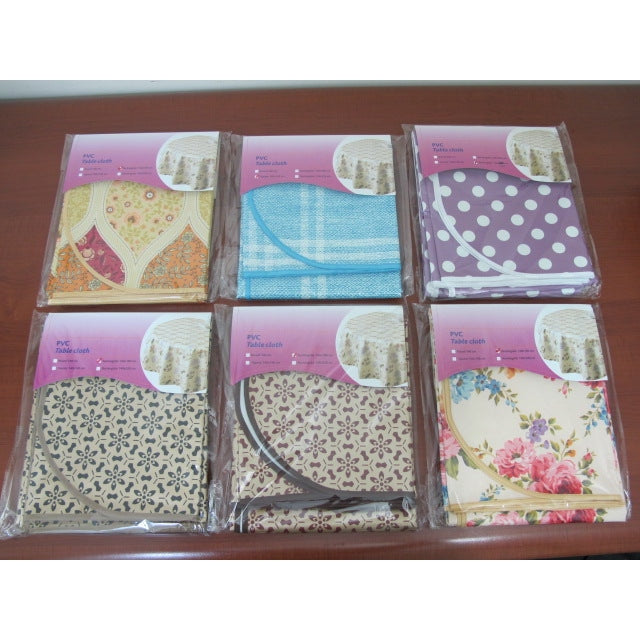 PVC Table Cloth;140x180 cm