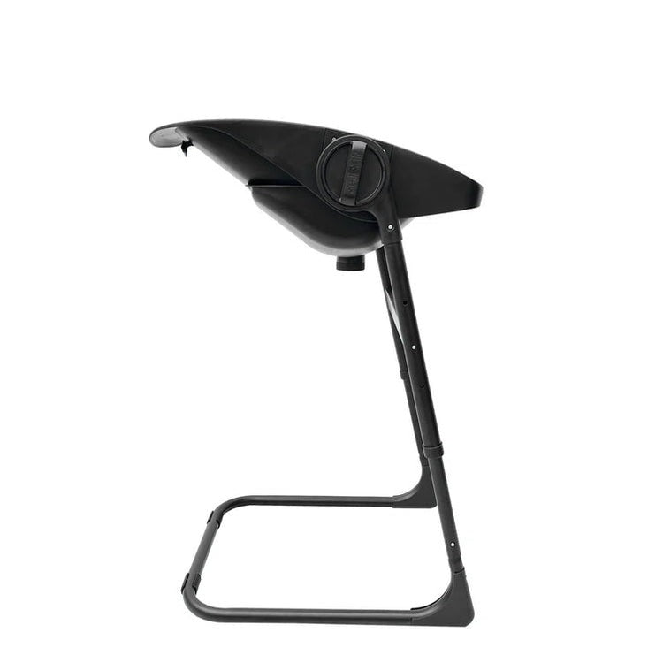 CharliChair 2-in-1 Baby Bath Chair - Black With Cushion