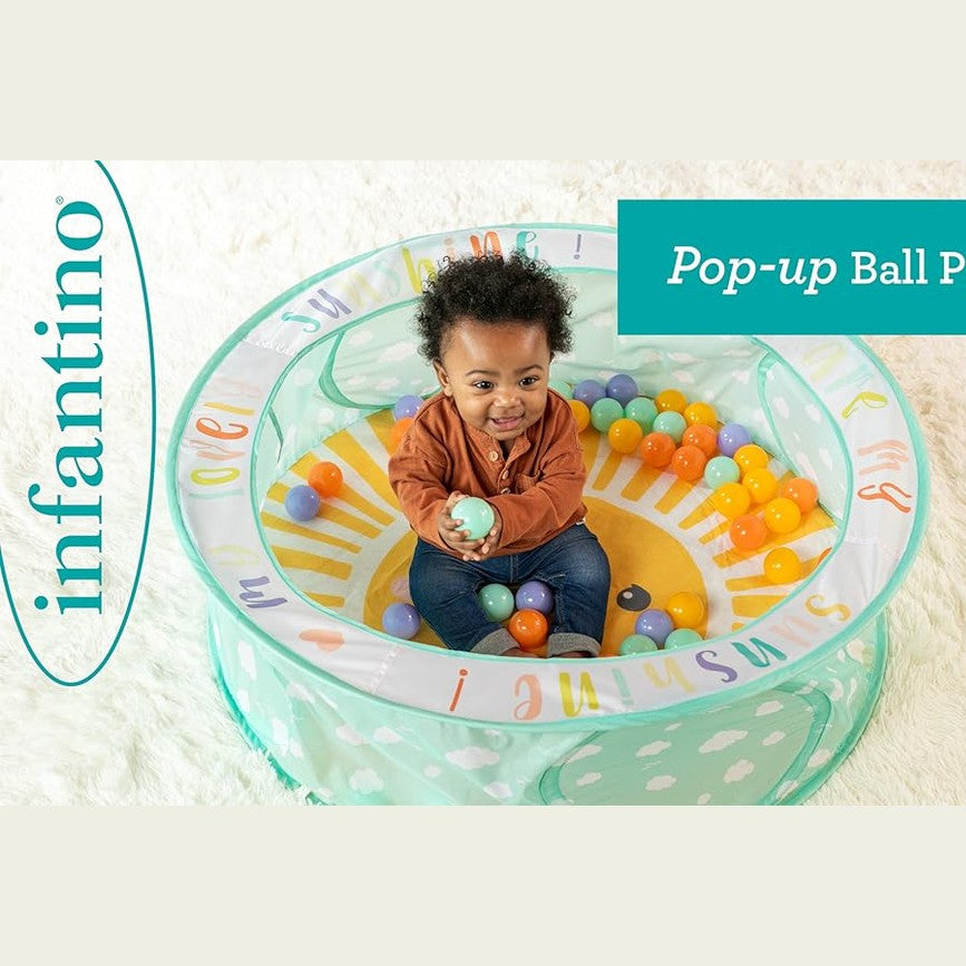 Infantino Foldable Ball Pit Gym-Sunshine