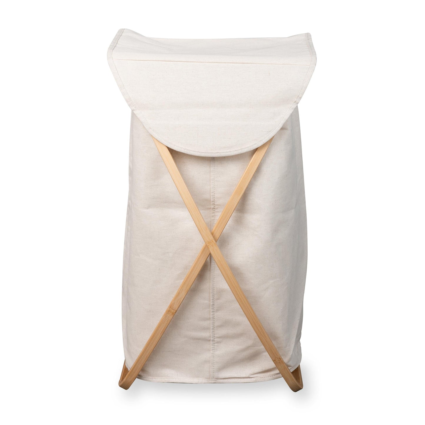 Quax Basket For Laundry Beige Naturel Foldable Linen