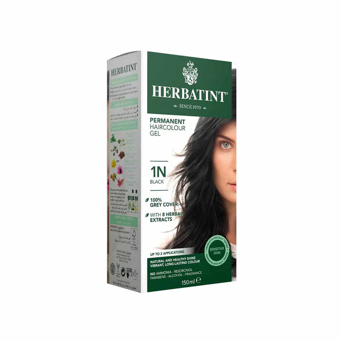 Herbatint Permanent Herbal Hair Color Gel 1n