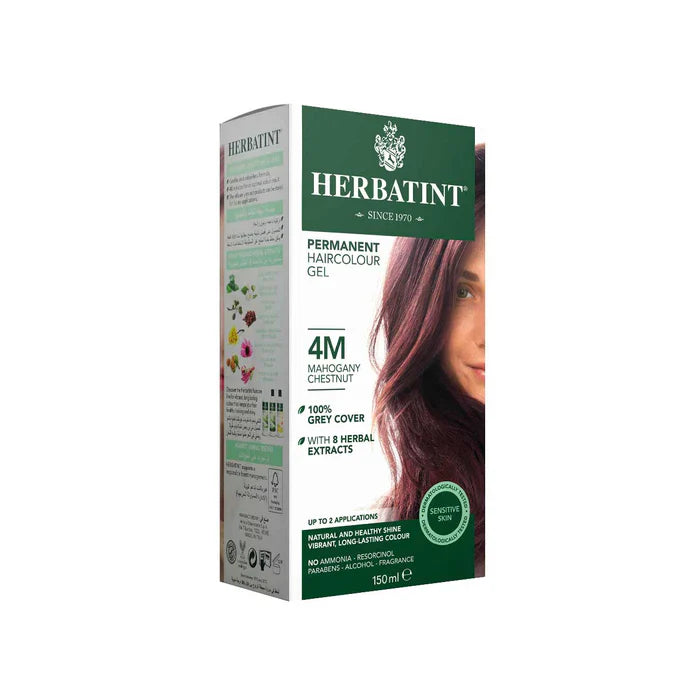 Herbatint Permanent Herbal Hair Color Gel 4M