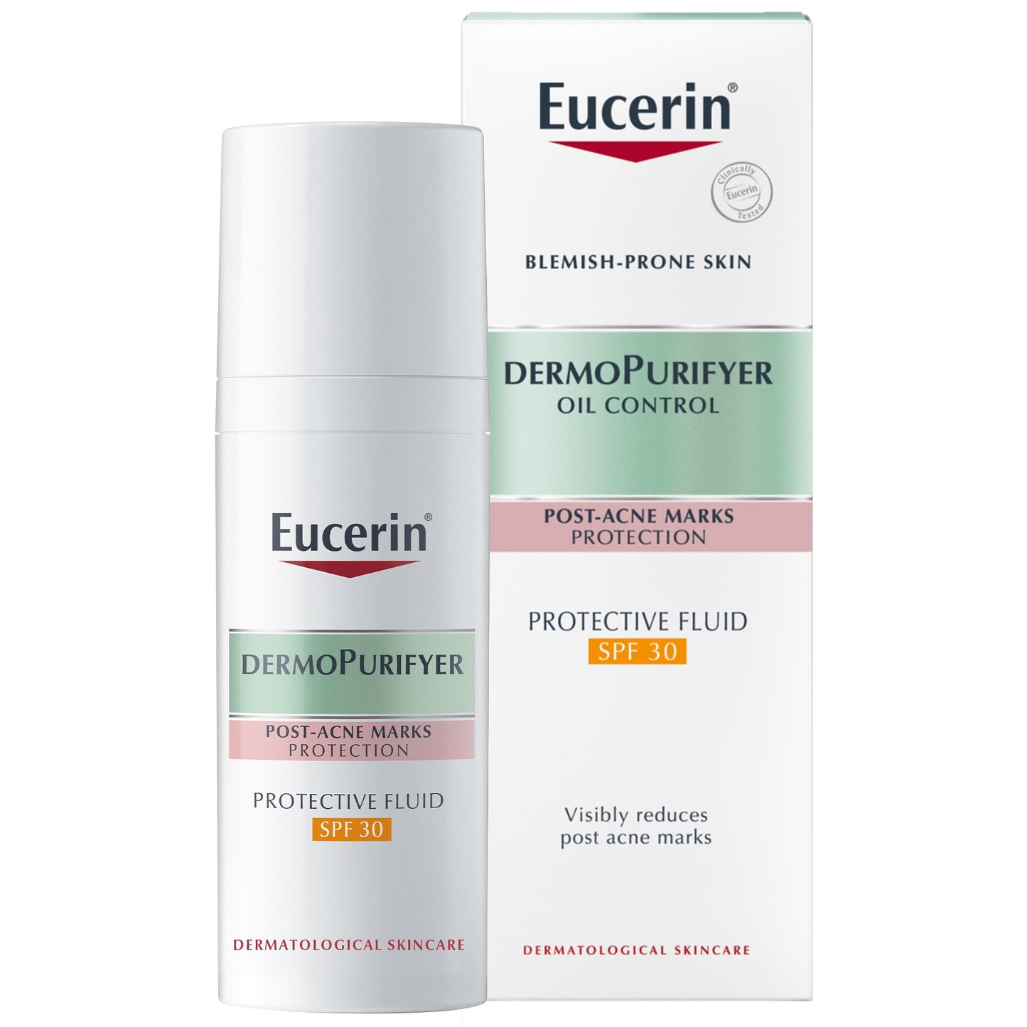 DermoPurifyer Oil Control Protective Face Fluid for Post-Acne Marks SPF 30