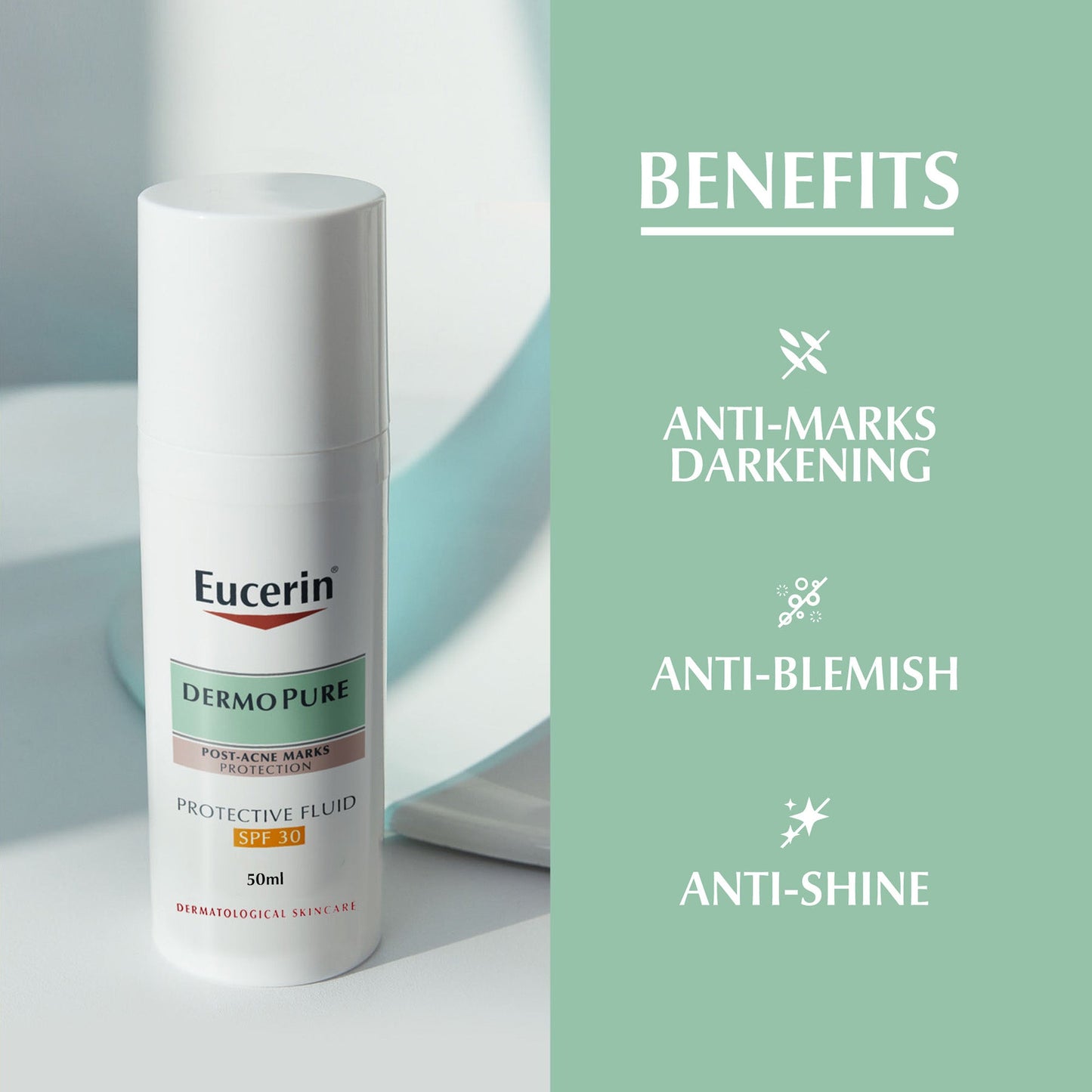 DermoPurifyer Oil Control Protective Face Fluid for Post-Acne Marks SPF 30