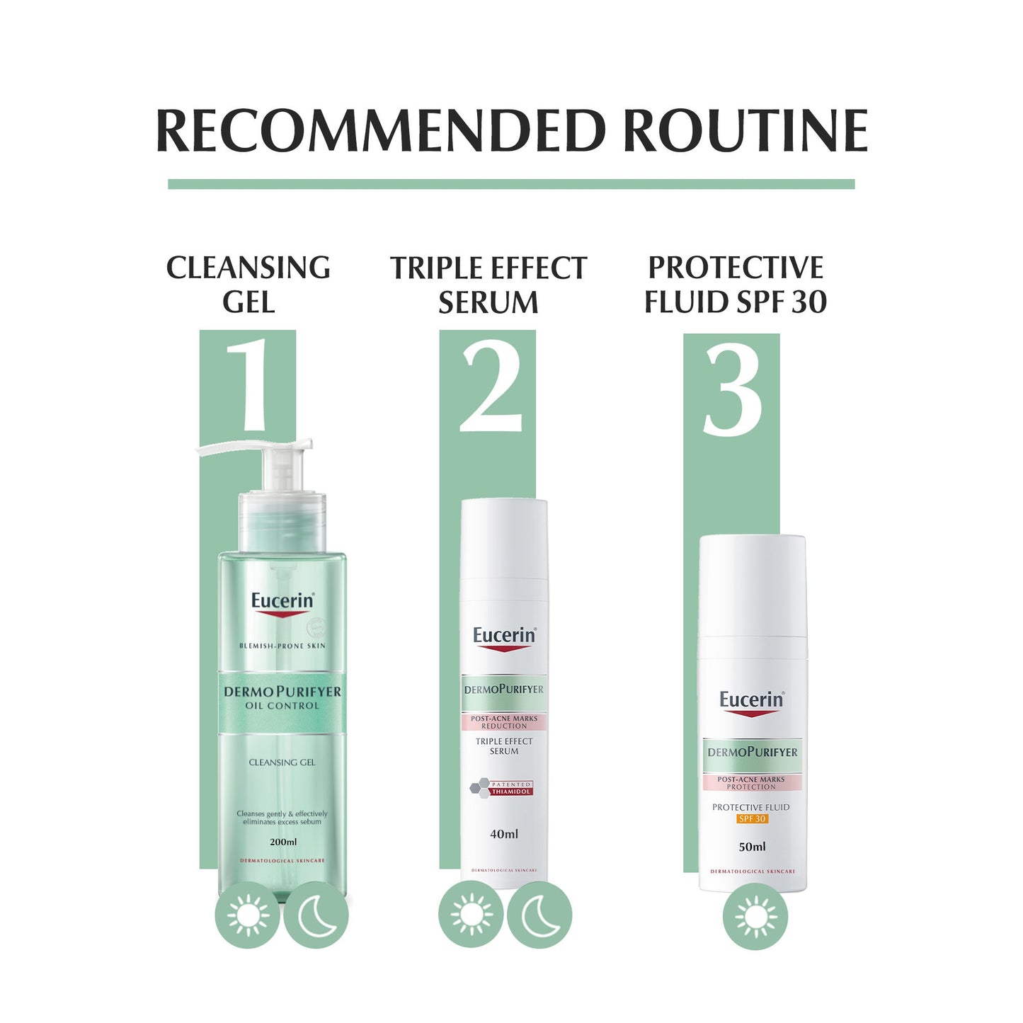 DermoPurifyer Oil Control Protective Face Fluid for Post-Acne Marks SPF 30