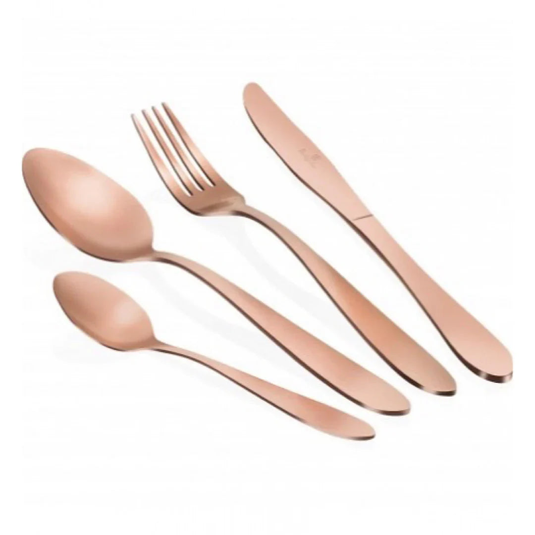 Berlinger Haus 24-Piece Cutlery Set, Satin, Rose Gold