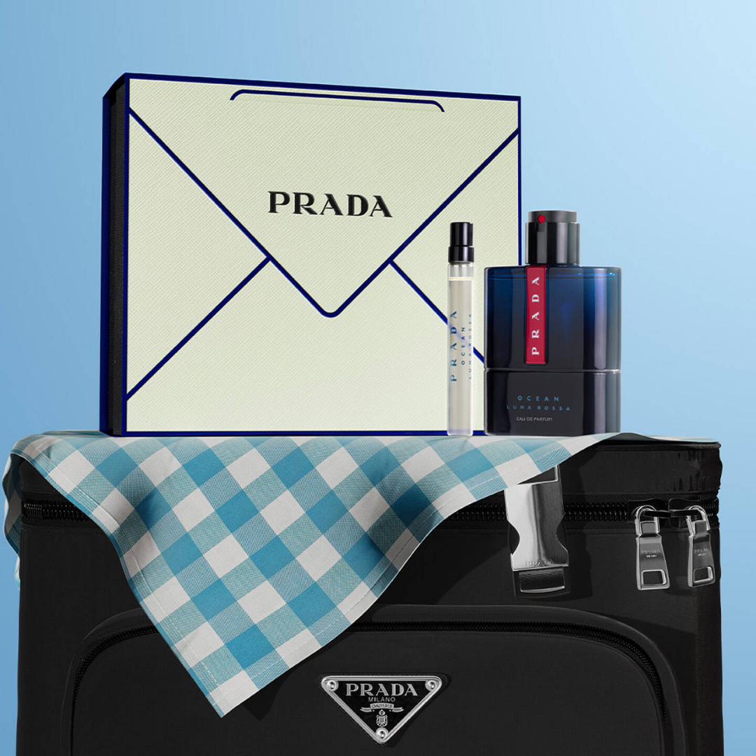 Prada Luna Rossa Ocean Eau De Parfum Spring 2025 Set