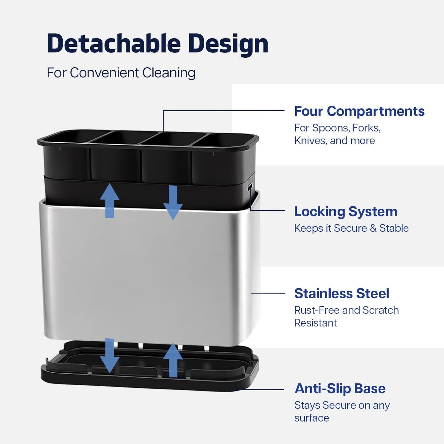 Stainless Steel Kitchen Utensils Holder