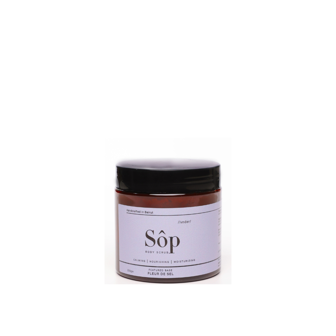 Atelier Beautanique Sop Lavender Body Scrub 250g