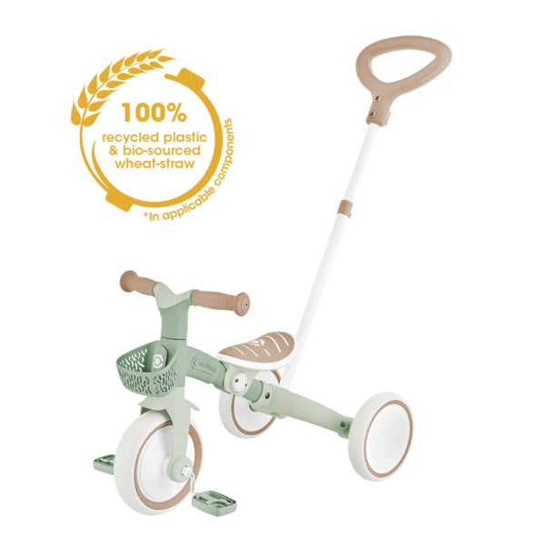 Globber Learning Trike 3in1 Plus Ecologic Baby Trike to Balance Bike