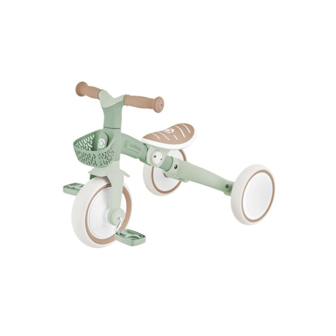 Globber Learning Trike 3in1 Plus Ecologic Baby Trike to Balance Bike